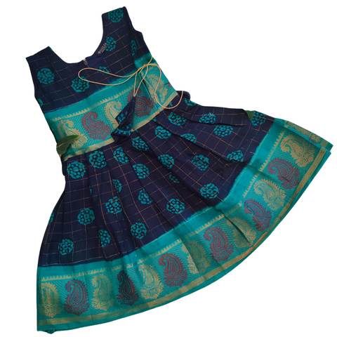 Sungudi Cotton Frock