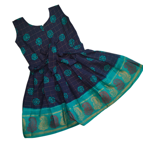 Sungudi Cotton Frock