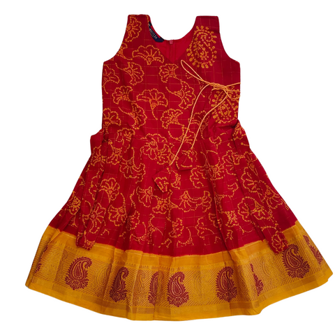 Sungudi Cotton Frock