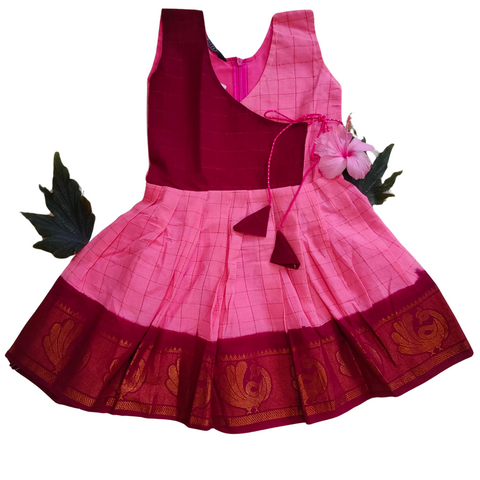 Sungudi Cotton Frock