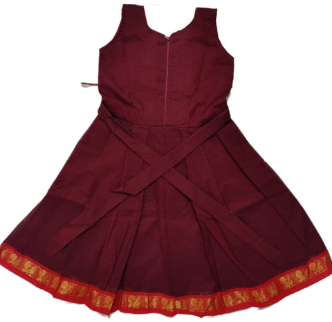 Sungudi Cotton Frock with small border