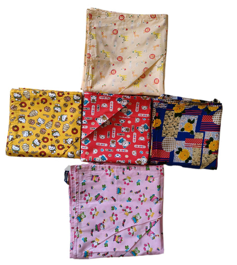 Swaddle with hood in poplin cotton