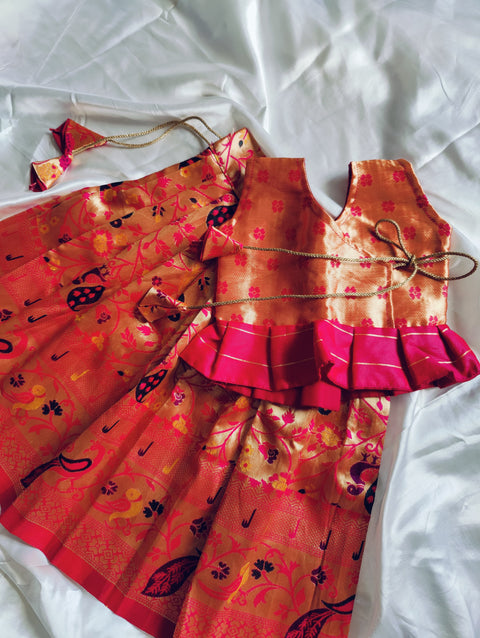 Ghagra Choli in Paithani