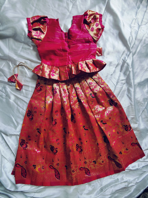 Ghagra Choli in Paithani