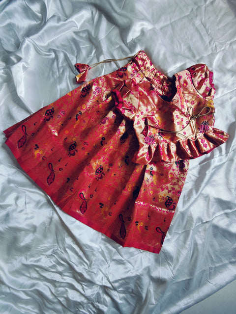 Ghagra Choli in Paithani