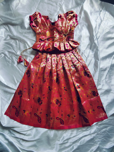 Ghagra Choli in Paithani