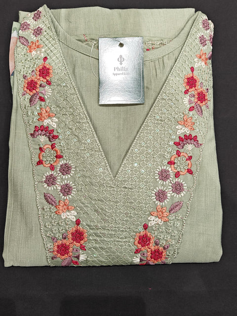 Kurta/Pant/Dupatta- 3 piece suit