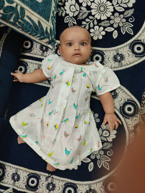 Muslin Frock (6 - 12 Months)