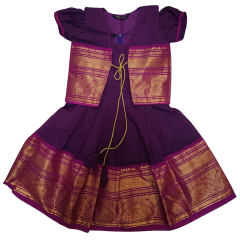 Cotton frock with Jacket