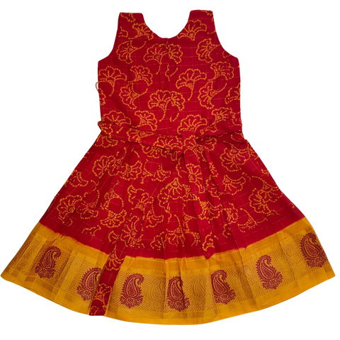 Sungudi Cotton Frock