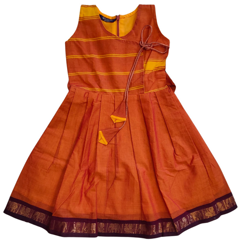 Sungudi Cotton Frock