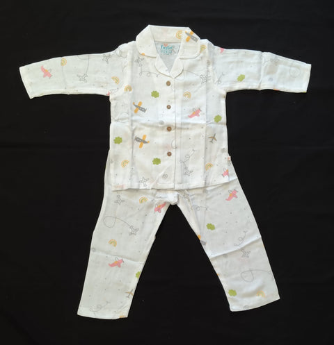 Night Suit in Muslin