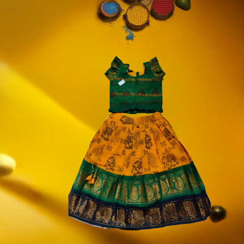 Ghagra - Choli (Sungudi Cotton)