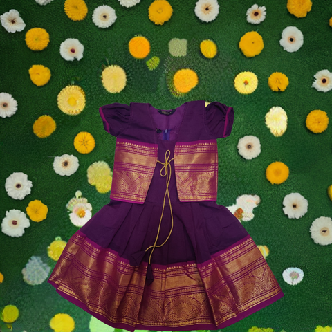 Cotton frock with Jacket