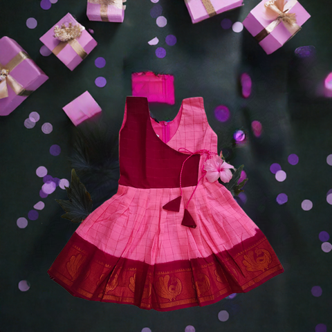 Sungudi Cotton Frock
