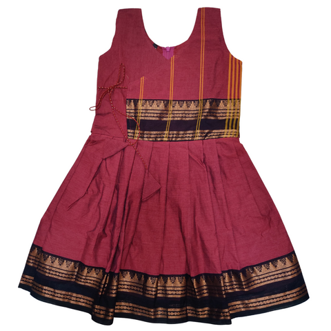 Sungudi Cotton Frock