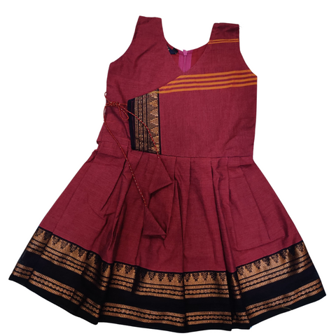 Sungudi Cotton Frock